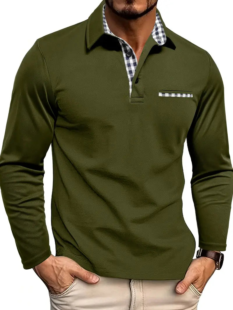 Van Laar™ | Polo de Lujo de Manga Larga para Hombre