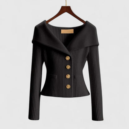 Clarize™ | Cárdigan Elegante de Punto