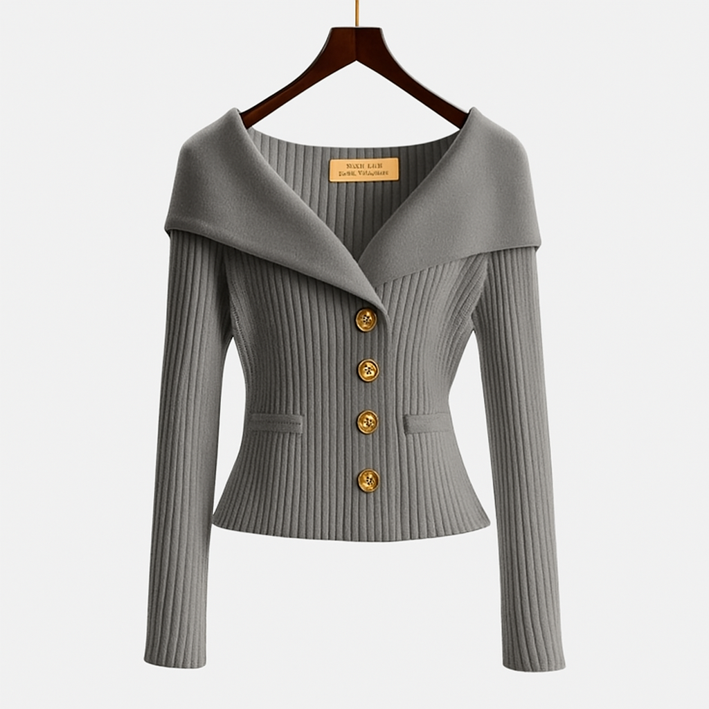 Clarize™ | Cárdigan Elegante de Punto