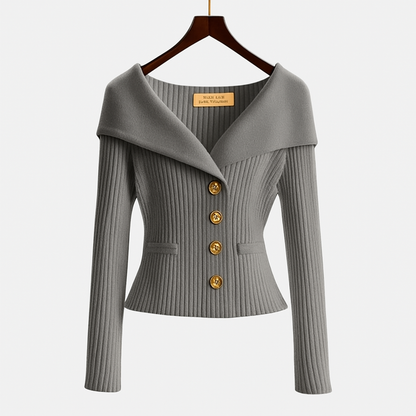 Clarize™ | Cárdigan Elegante de Punto
