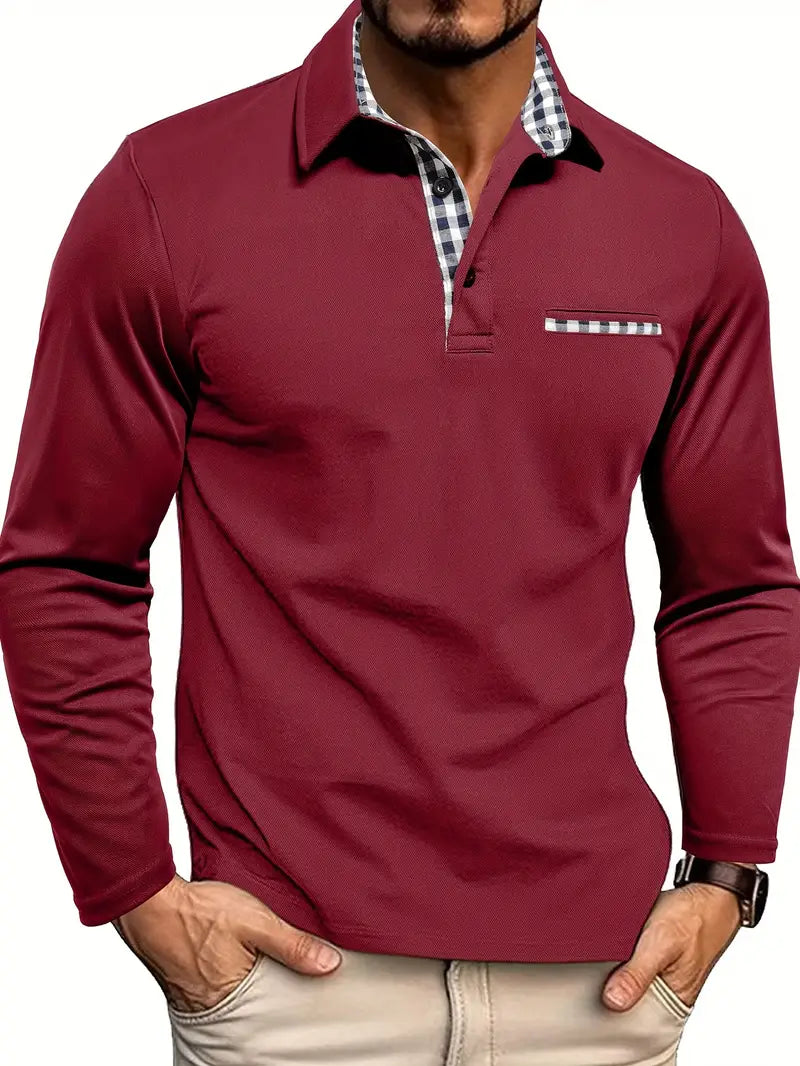 Van Laar™ | Polo de Lujo de Manga Larga para Hombre