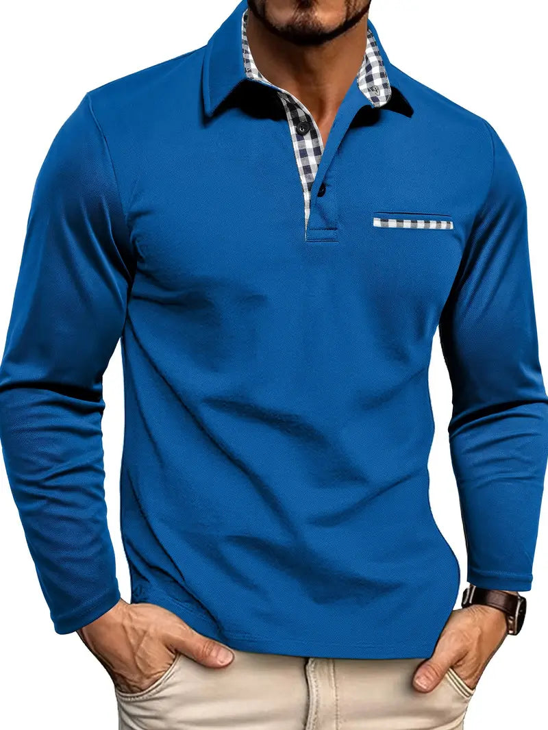 Van Laar™ | Polo de Lujo de Manga Larga para Hombre