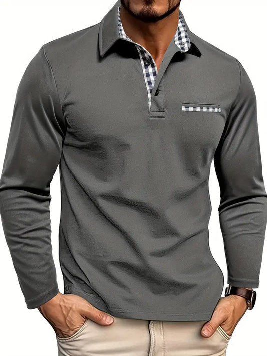 Van Laar™ | Polo de Lujo de Manga Larga para Hombre