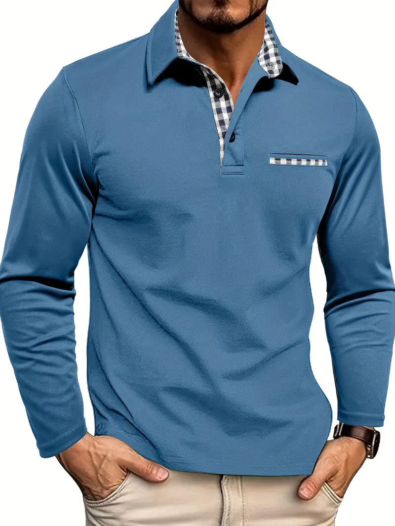 Van Laar™ | Polo de Lujo de Manga Larga para Hombre